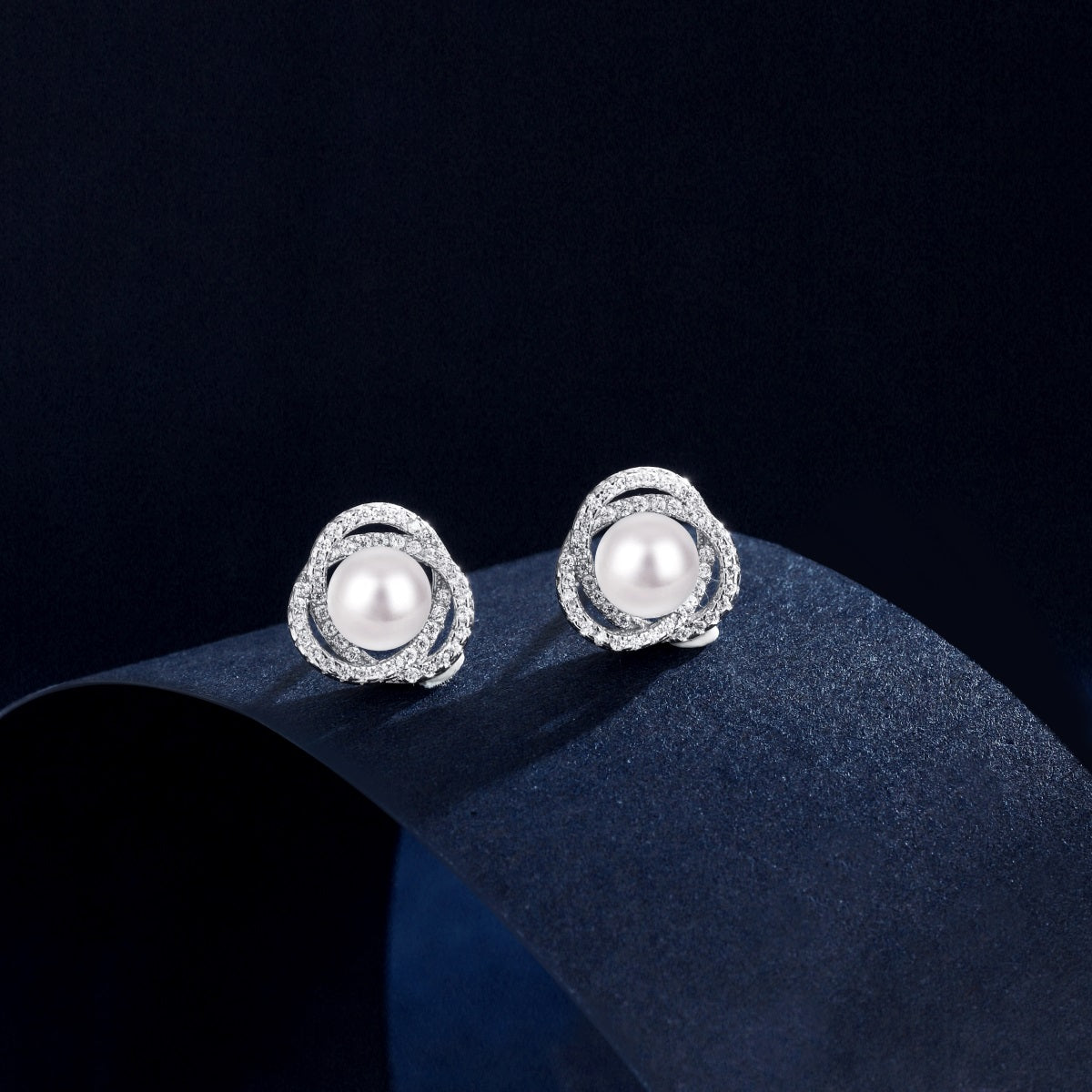 S925 Shell Pearl 6MM Earrings