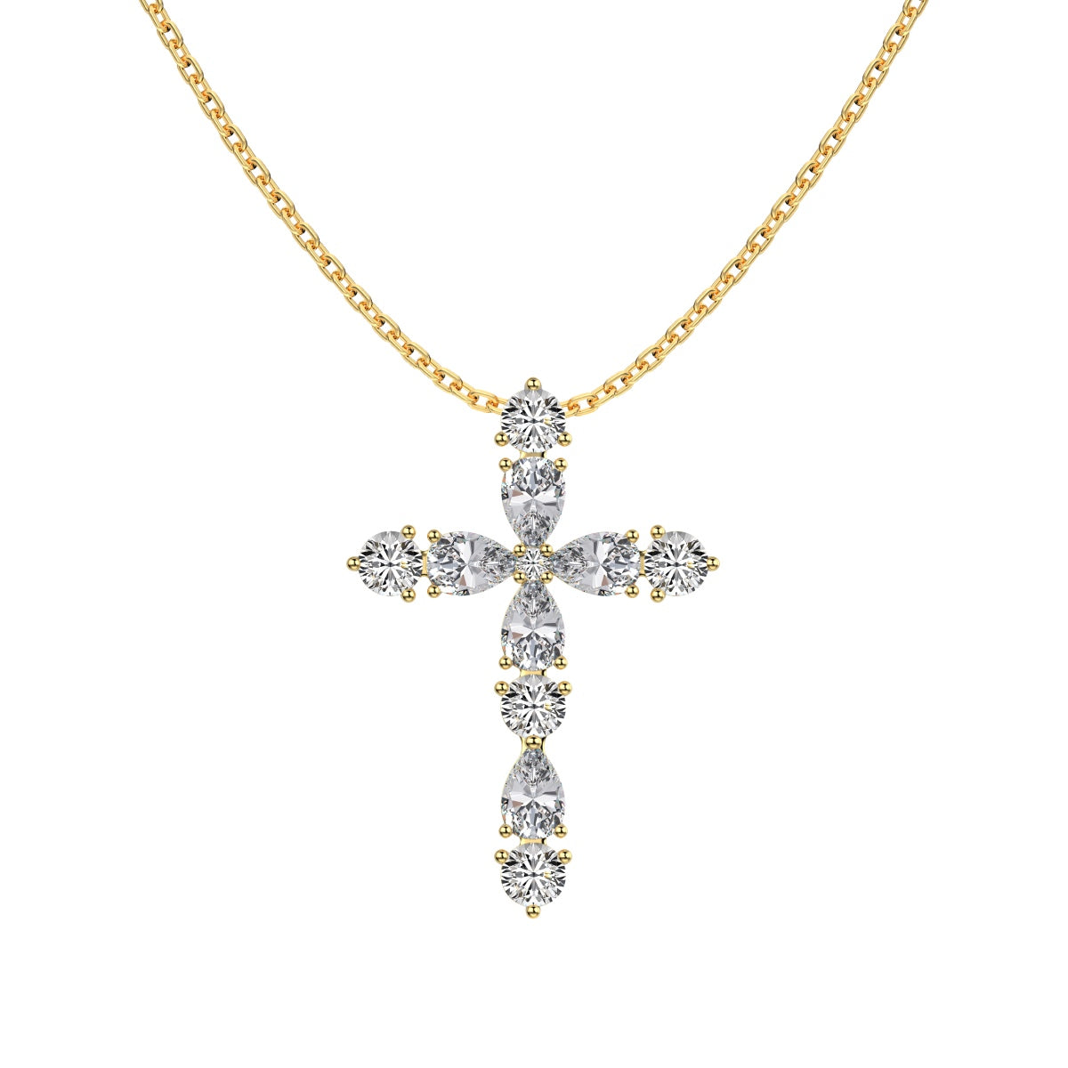 Eternal Light Cross Necklace