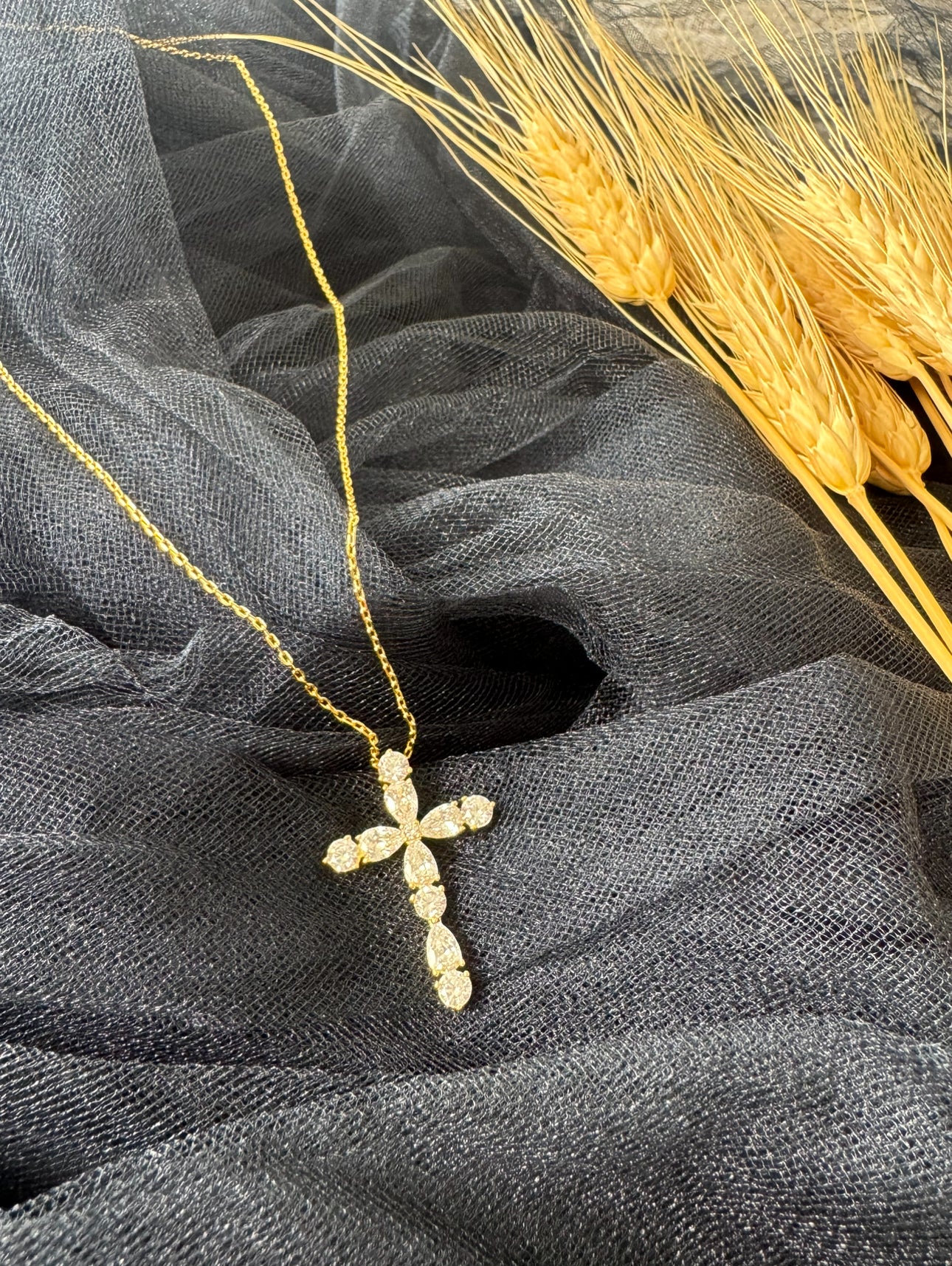 Eternal Light Cross Necklace