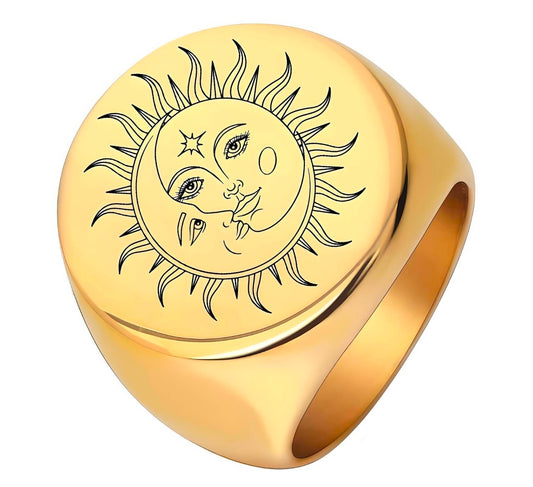 Sun & Moon Love Ring