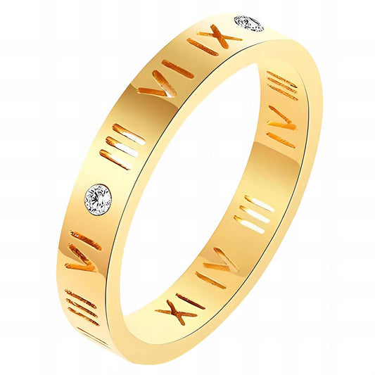 Roman Charm Gold Ring