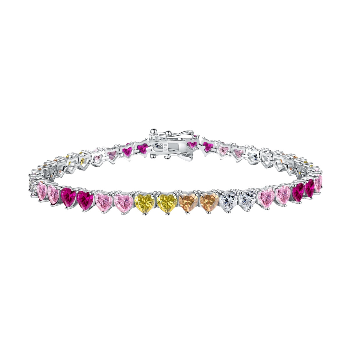 Heart's Desire Moissanite Zirconia Bracelet