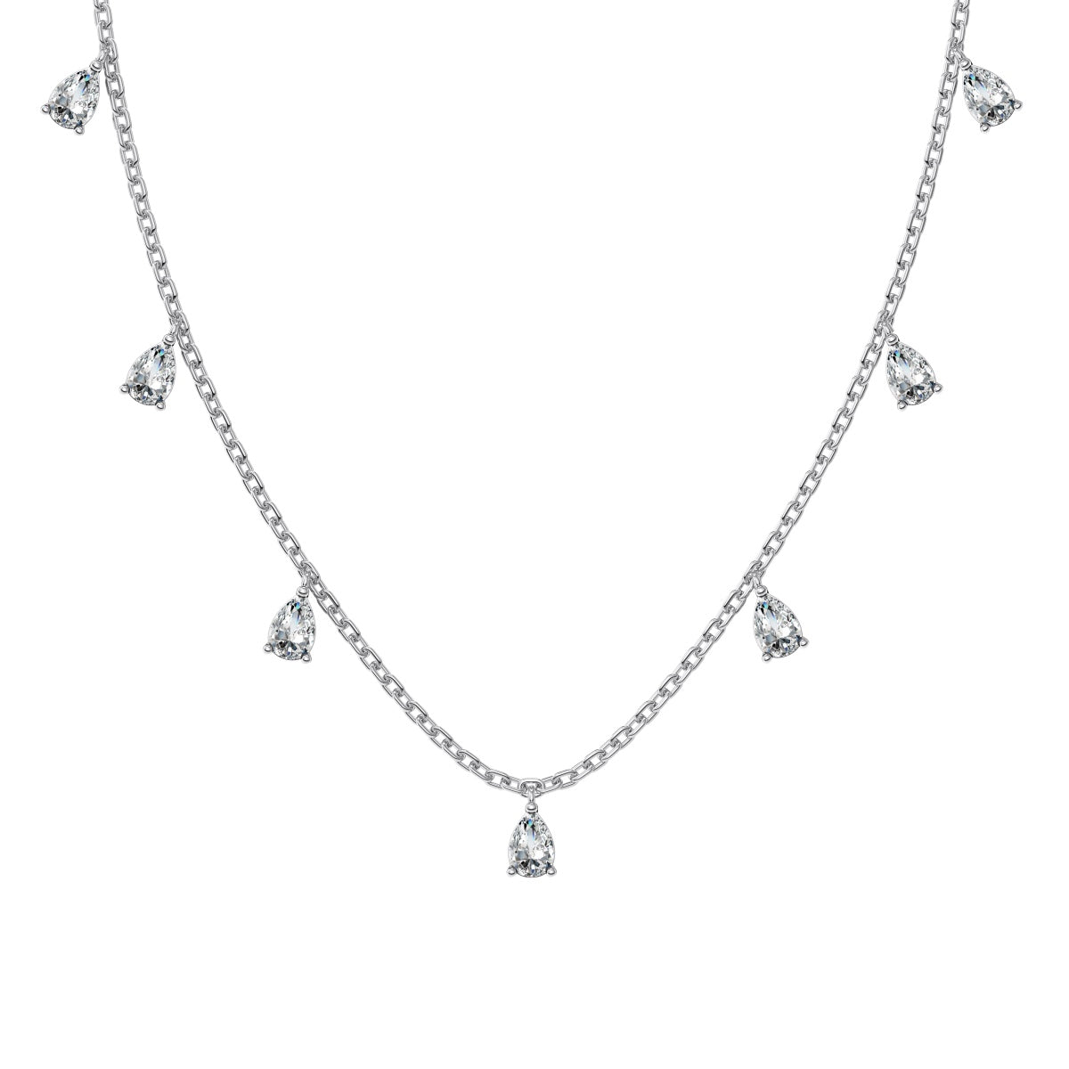 Sterling Dewdrop Necklace