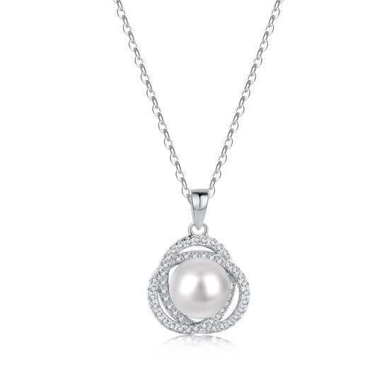 S925 Shell Pearl 8MM Necklace